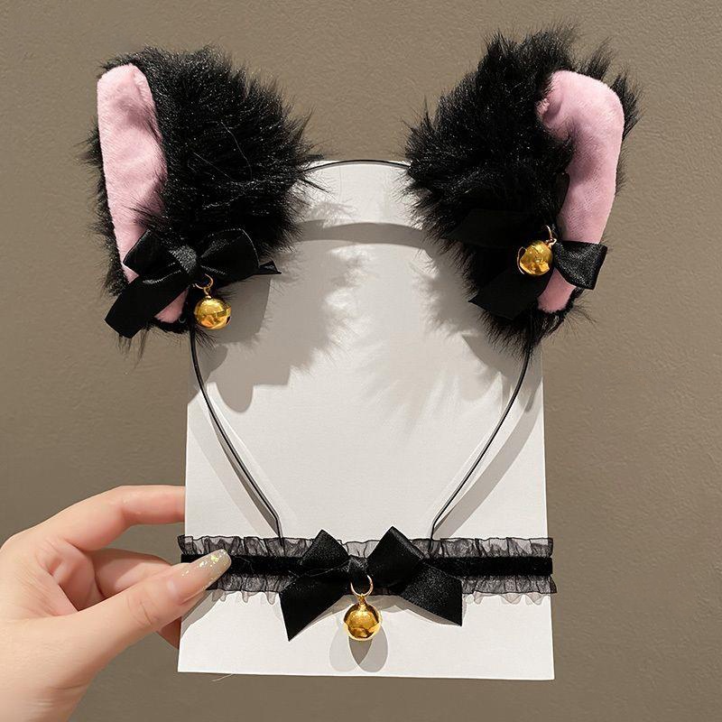 Plush Cat Ear Headband for Wom - Quirky Travel Accessories avis et prix