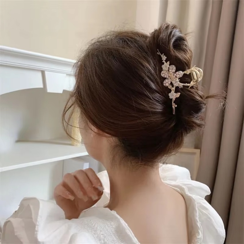 1 Pcs Metal Hair Claw Pearl Ha - Travel Accessories For Girls avis et prix
