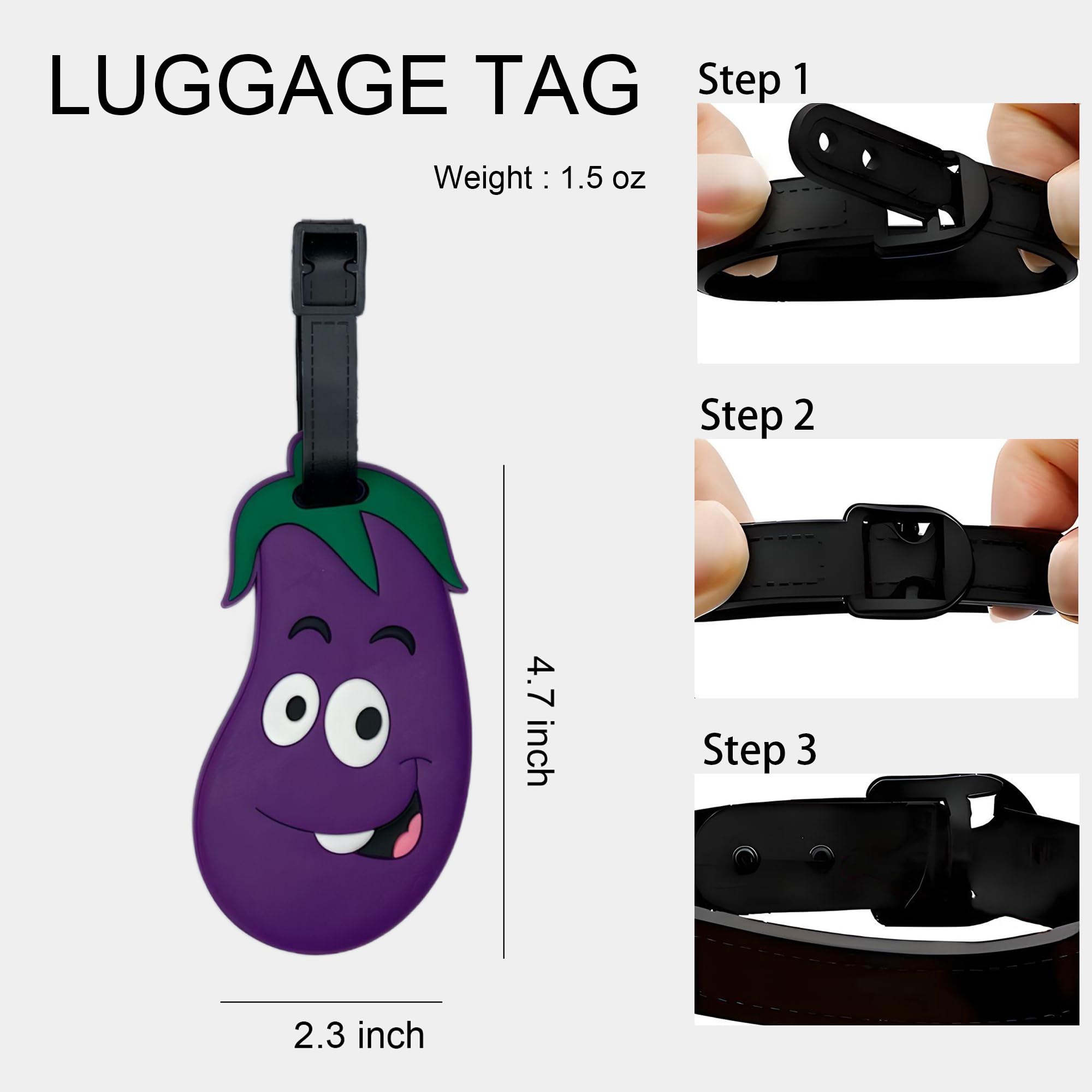 Strawberry eggplant carrot pin - Travel Accessories For Kids avis et prix