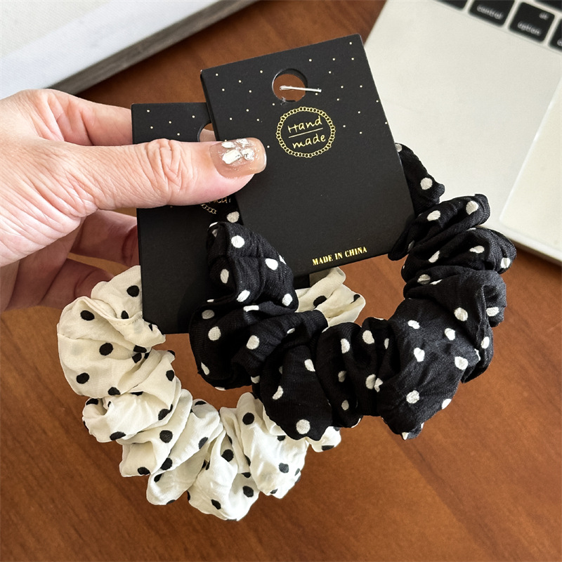 11cm/14cm Dot Cloth Scrunchies - Travel Accessories For Girls avis et prix