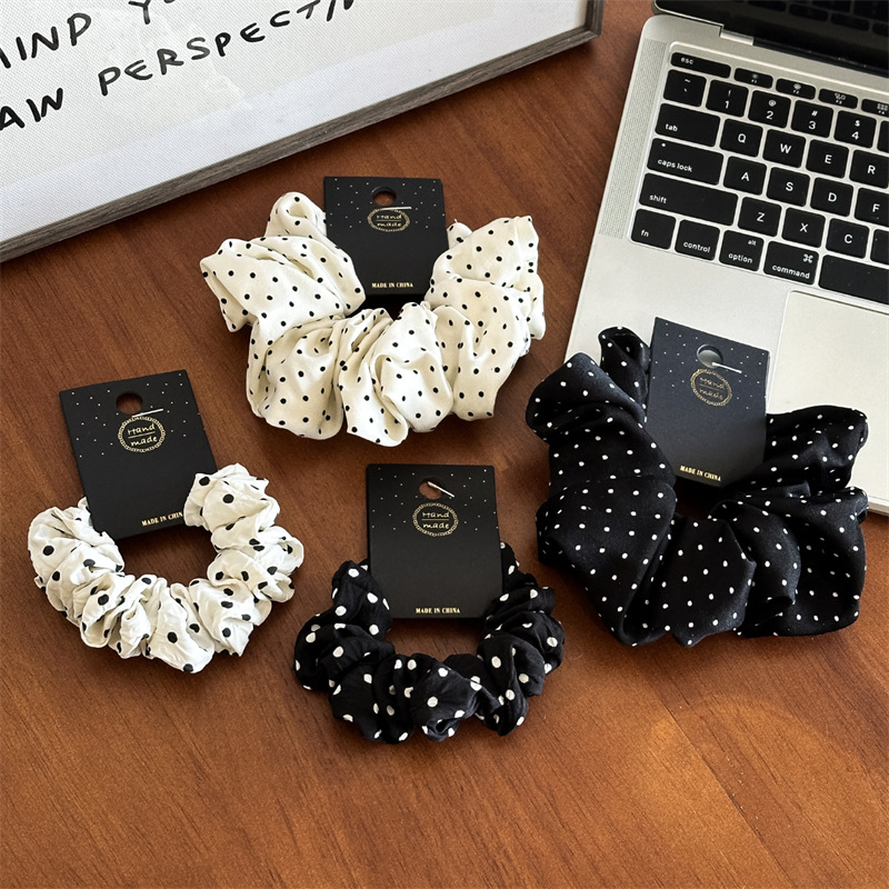 11cm/14cm Dot Cloth Scrunchies - Travel Accessories For Girls avis et prix