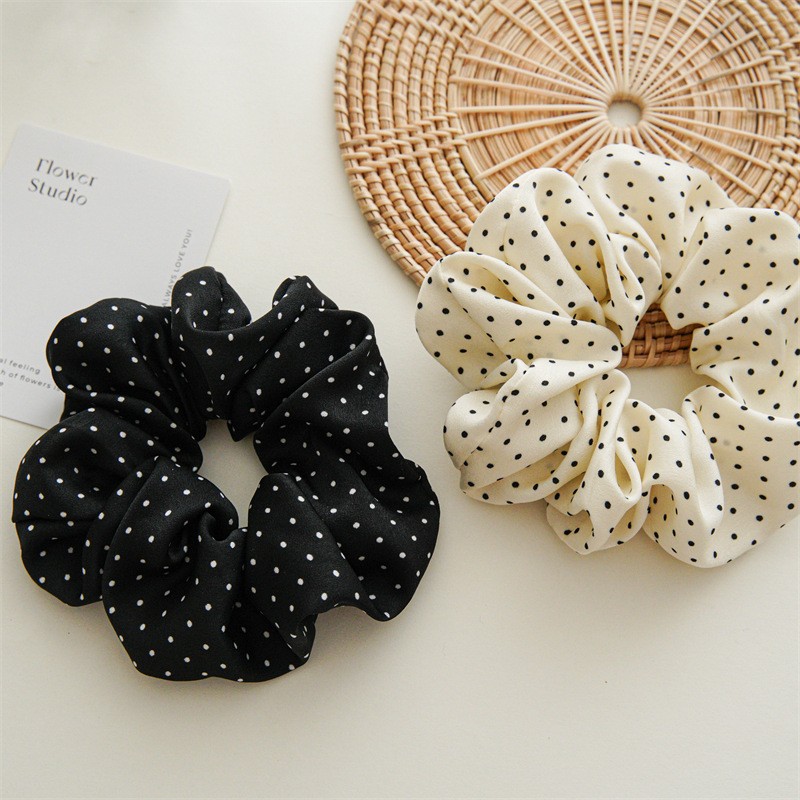 11cm/14cm Dot Cloth Scrunchies - Travel Accessories For Girls avis et prix