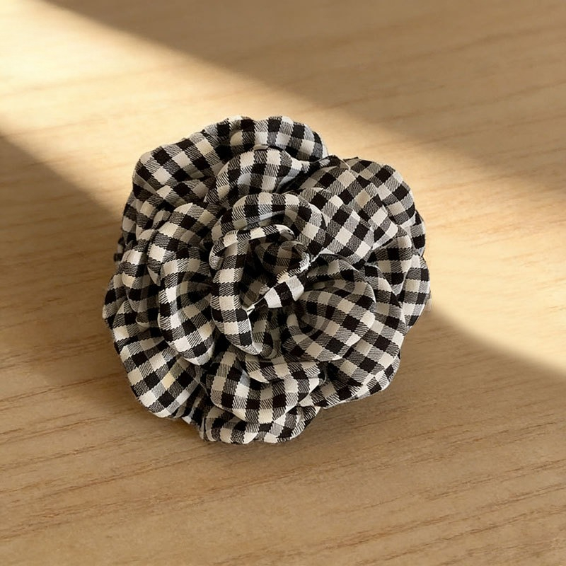 Luxury Houndstooth Flower Hair - Travel Accessories For Girls avis et prix