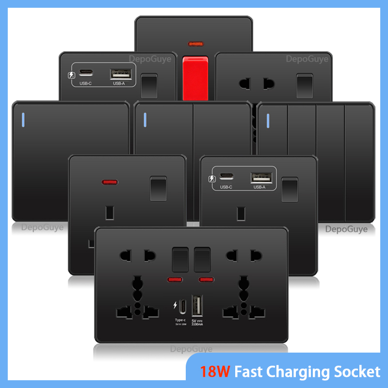 Universal Black USB Type-C 18W - Travel Accessories Uk avis et prix