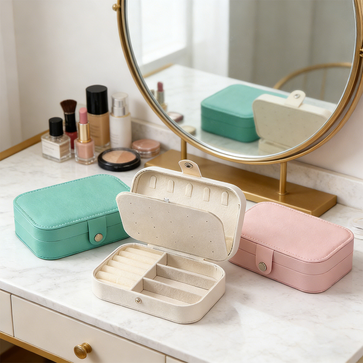 New Portable Multi-Compartment - Accessories Travel Jewelry Box avis et prix