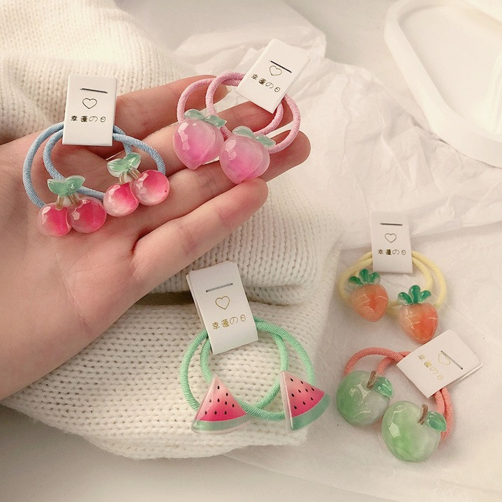 Kids Carrot Hair Ties 5 Pair N - Travel Accessories For Kids avis et prix