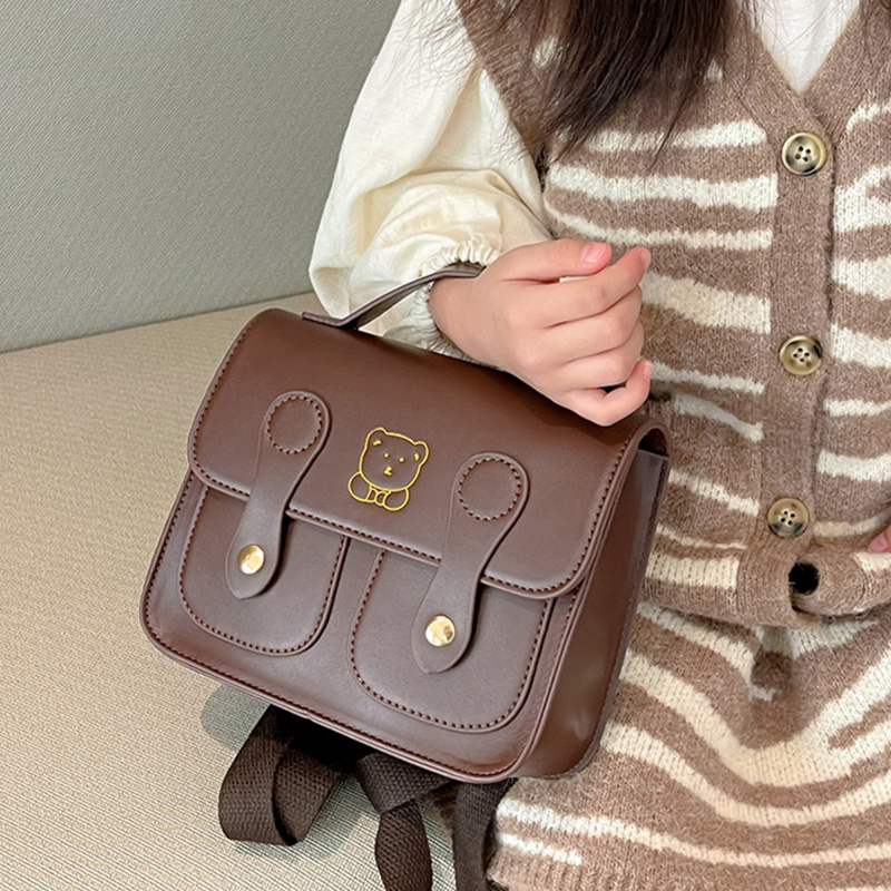 Bear Kids Backpack PU Leather  - Travel Accessories For Kids avis et prix