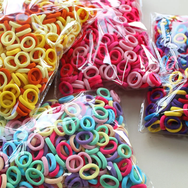 100/300/500Pcs Hair Bands for  - Travel Accessories For Kids avis et prix