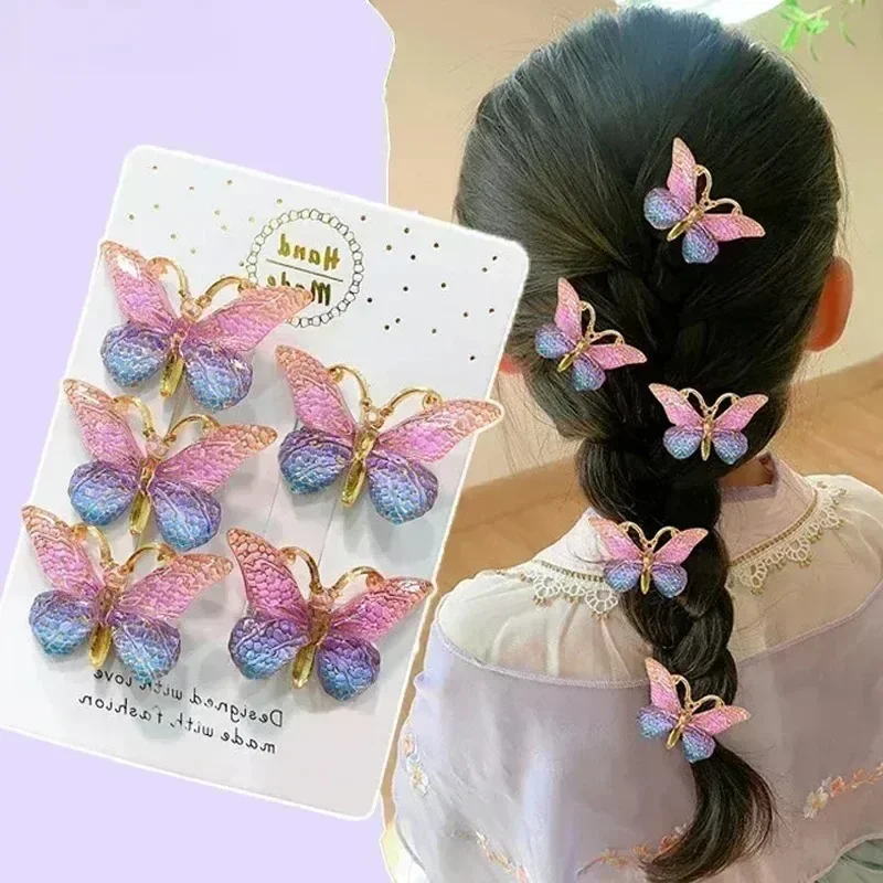 5pcs Sweet Hair Clips Stereosc - Travel Accessories For Kids avis et prix