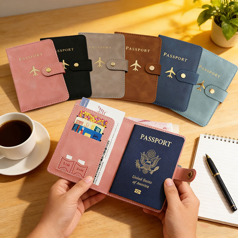 Leather Passport Holder Covers - Travel Accessories For Kids avis et prix