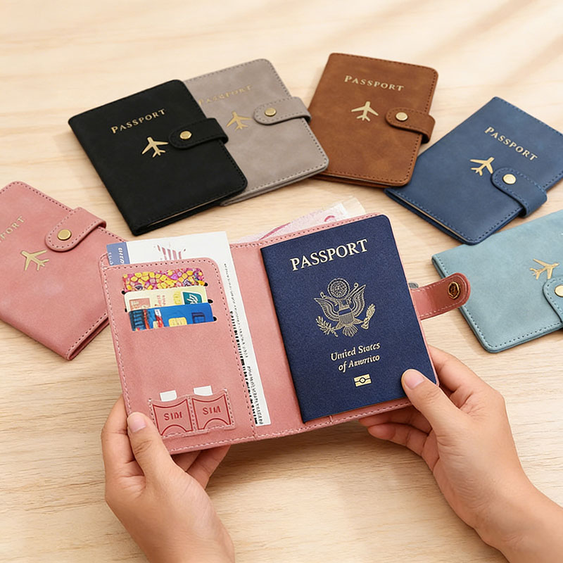 Leather Passport Holder Covers - Travel Accessories For Kids avis et prix