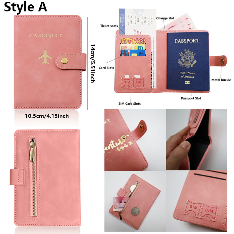 Leather Passport Holder Covers - Travel Accessories For Kids avis et prix