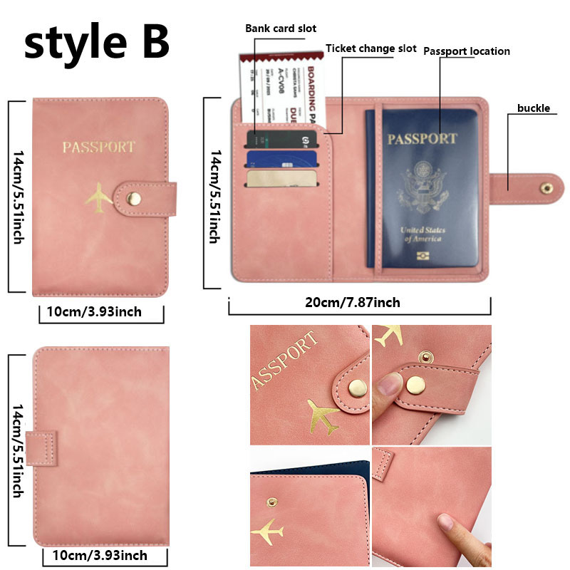 Leather Passport Holder Covers - Travel Accessories For Kids avis et prix