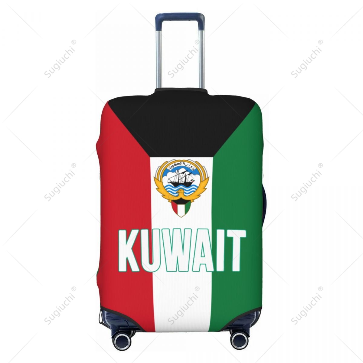 Kuwait Flag Luggage Cover Suit - Travel Accessories Kuwait avis et prix