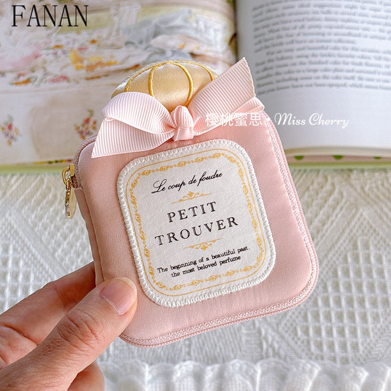 Cute Girly Mini Bowknot Perfum - Accessories Travel Jewelry Box avis et prix