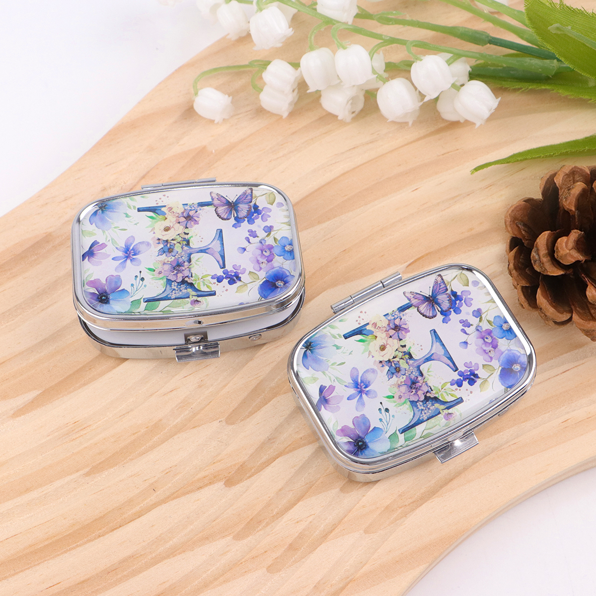English Letter Pill Boxes Flow - Accessories Travel Jewelry Box avis et prix