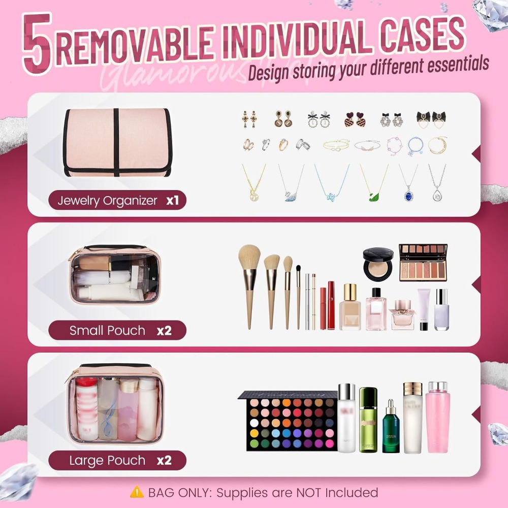 Large Travel Cosmetic Organize - Accessories Travel Jewelry Box avis et prix