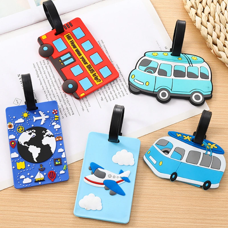 Cute Cartoon Cars PVC Silicone - Travel Accessories For Kids avis et prix