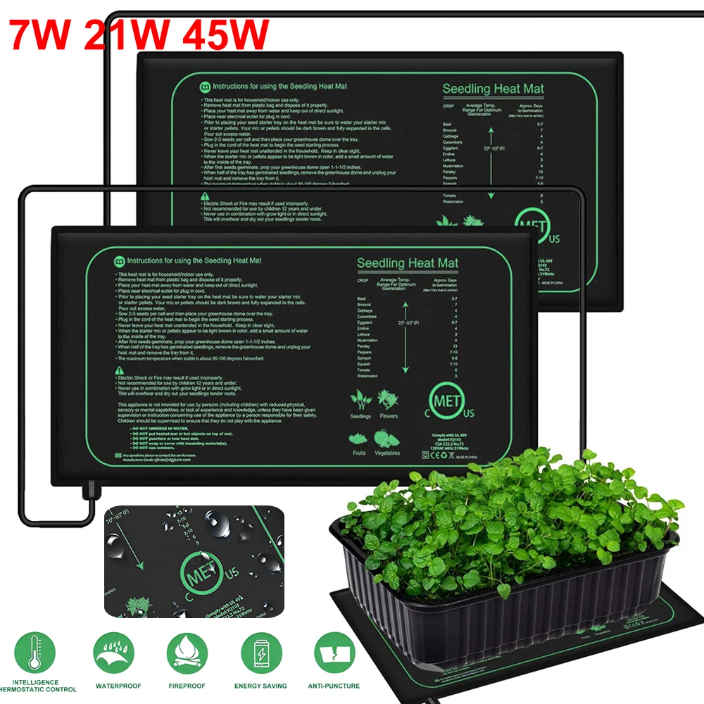 10/25/50CM Seedling Heat Mat I - Travel Accessories Uk avis et prix