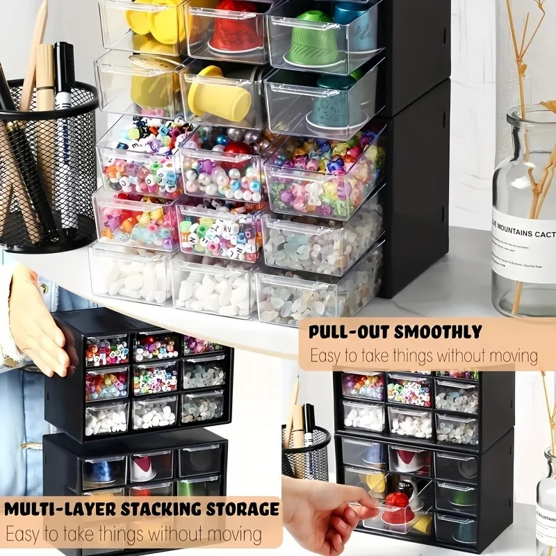 1pc Dustproof Multi-Grid Deskt - Accessories Travel Jewelry Box avis et prix