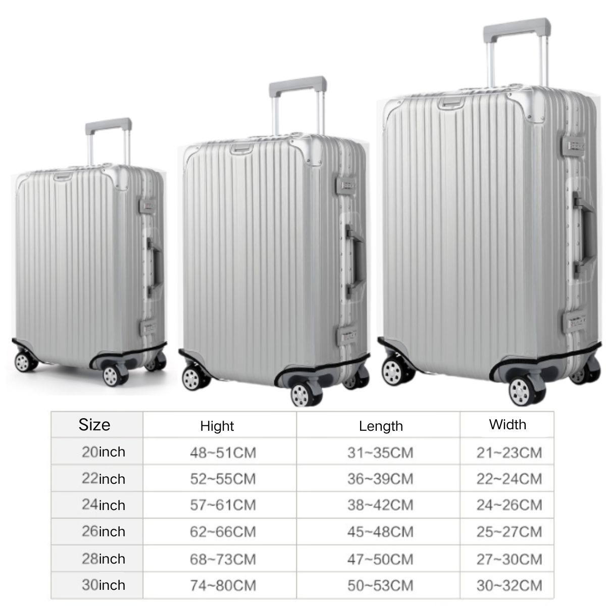 Thicken Clear Luggage Cover Pr - Travel Accessories 2022 avis et prix