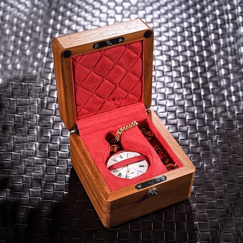 Custom LOGO Wood Portable Shoc - Accessories Travel Jewelry Box avis et prix