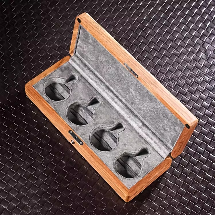 Custom LOGO Wood Portable Shoc - Accessories Travel Jewelry Box avis et prix