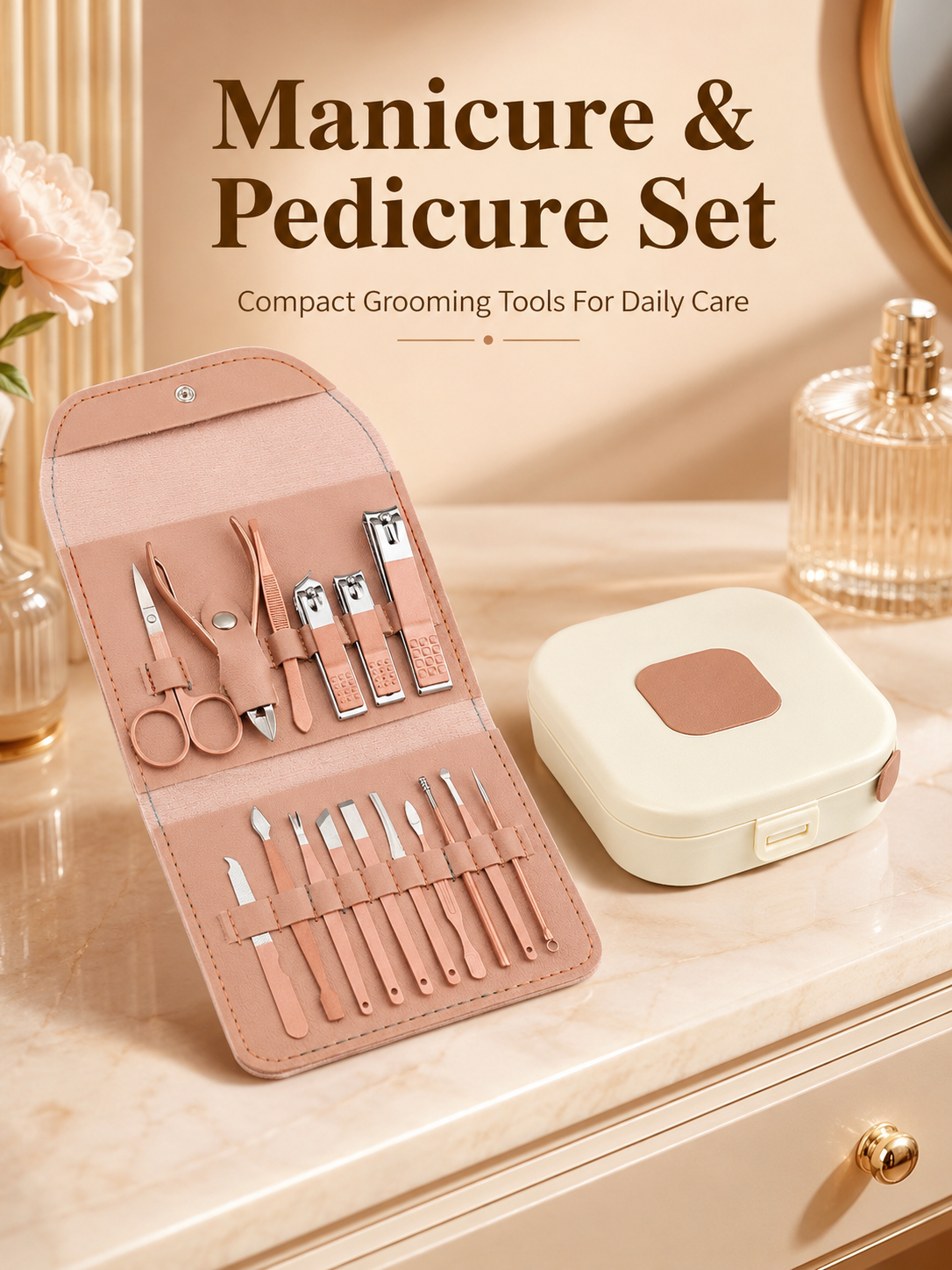 8/16-Piece Manicure Pedicure G - Travel Accessories Kit For Men avis et prix