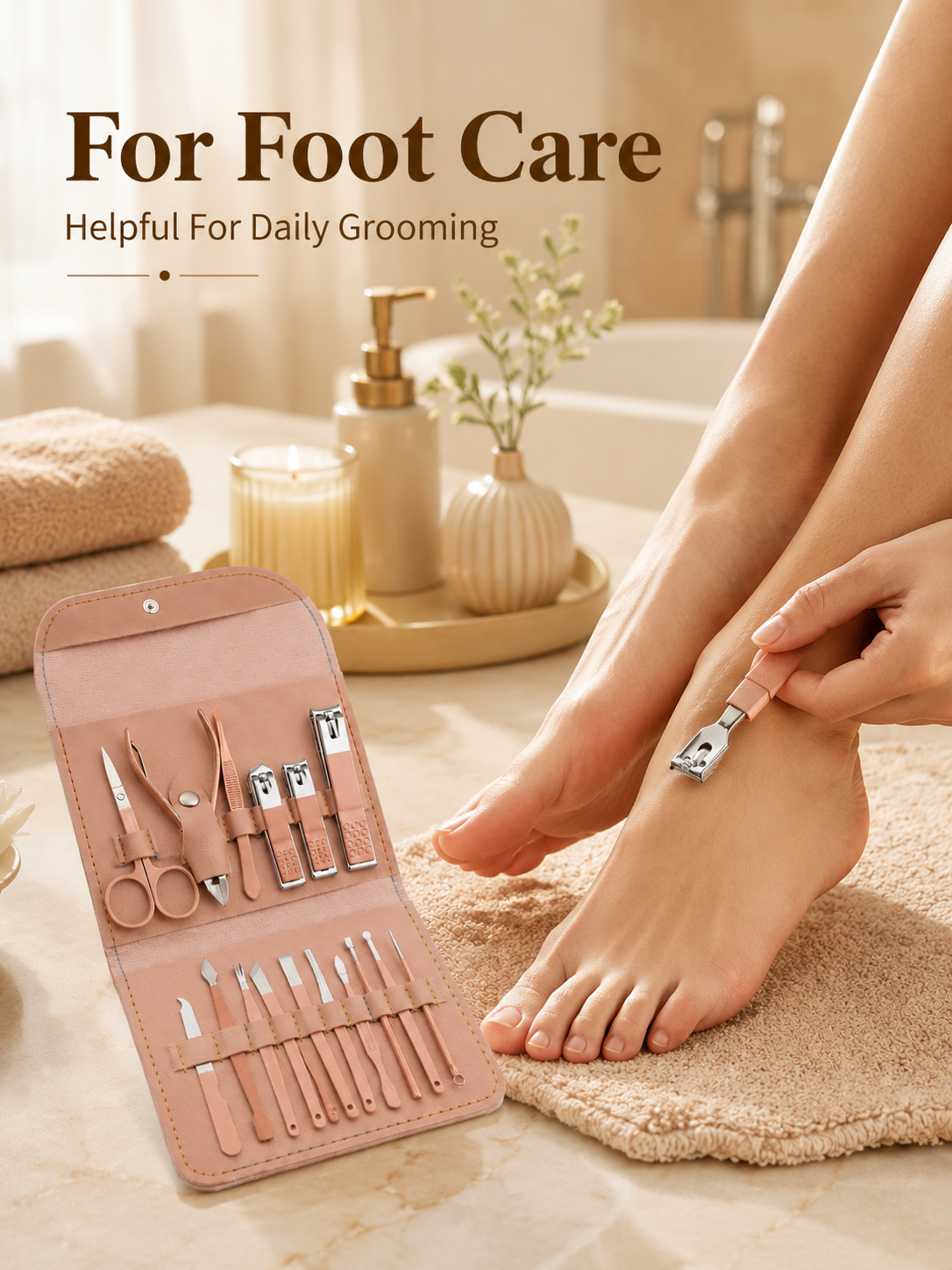 8/16-Piece Manicure Pedicure G - Travel Accessories Kit For Men avis et prix