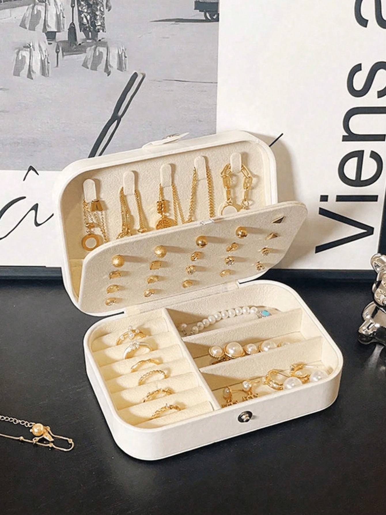 1pc Large Capacity Travel Jewe - Accessories Travel Jewelry Box avis et prix