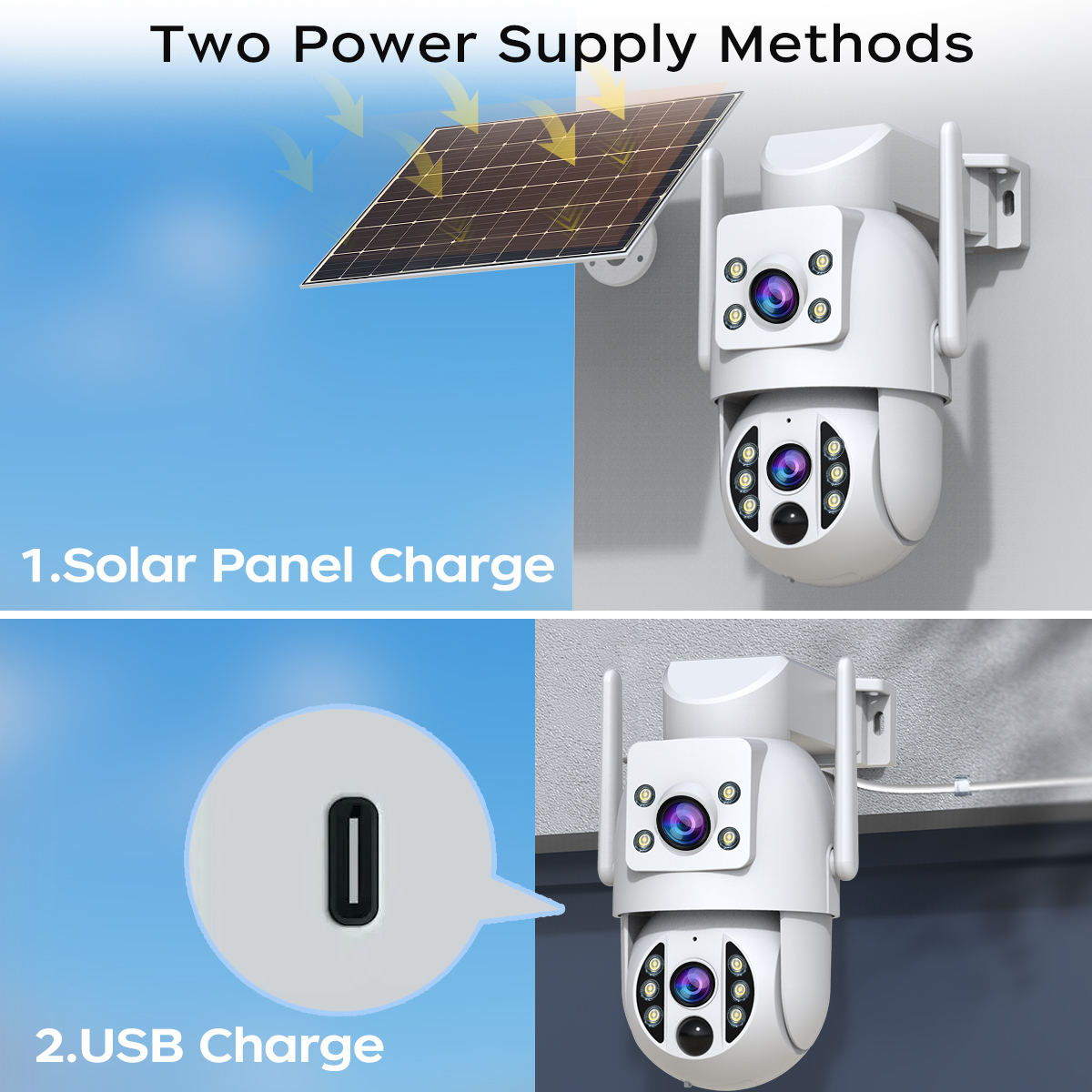 JOOAN 2K 4K Wireless Solar Cam - Travel Accessories Uk avis et prix