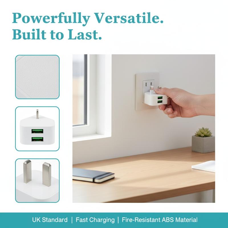 Latest 5V/2.1A Dual USB Port F - Travel Accessories Uk avis et prix